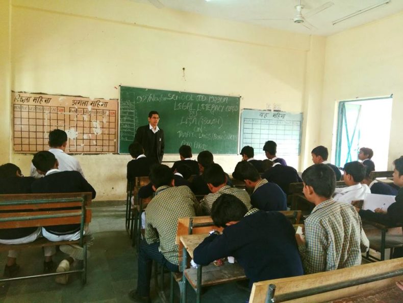 LEGAL LITERACY CLASS AT GSBV . SEC-IV, DR. AMBEDKAR NAGAR, (ID-1923019) ON 18.01.2018