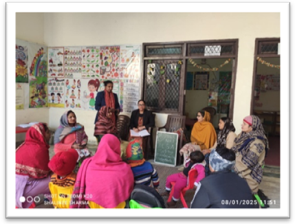 Awareness Session for women on the topic Protection of Women from Domestic Violence Act, 2005 on 08.01.2025