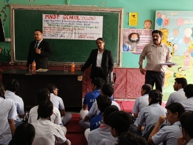 South DLSA organized a Legal Awareness Session on the topic “Child Protection in Cyberspace A Study of POCSO Act” on 17.07.2026