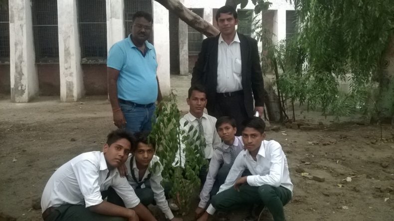 Greening Delhi Literacy Project at SBV, E-Block, Nand Nagari, Delhi held on 22.07.2017