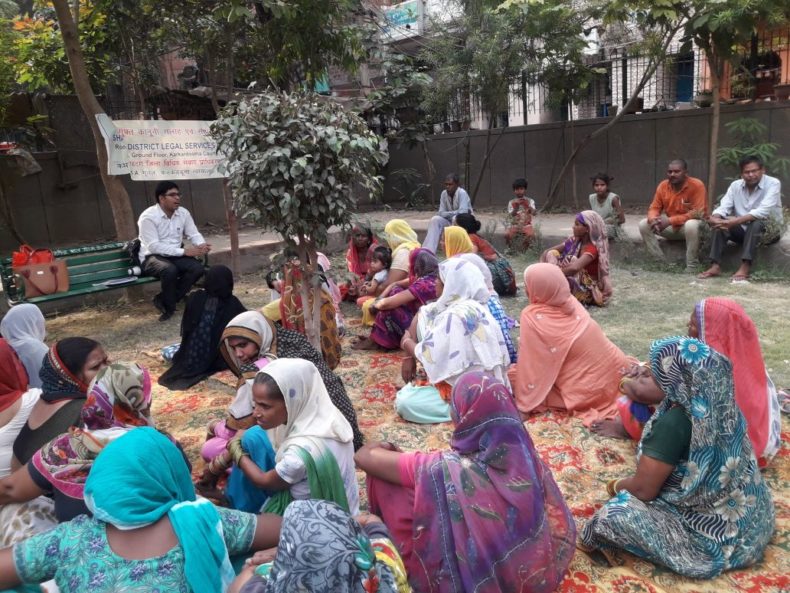 DLSA Shahdara organized Legal Awareness Programme on the topic “Labour Rights” at E-Block, Nand Nagari, Delhi on 12.05.2018.