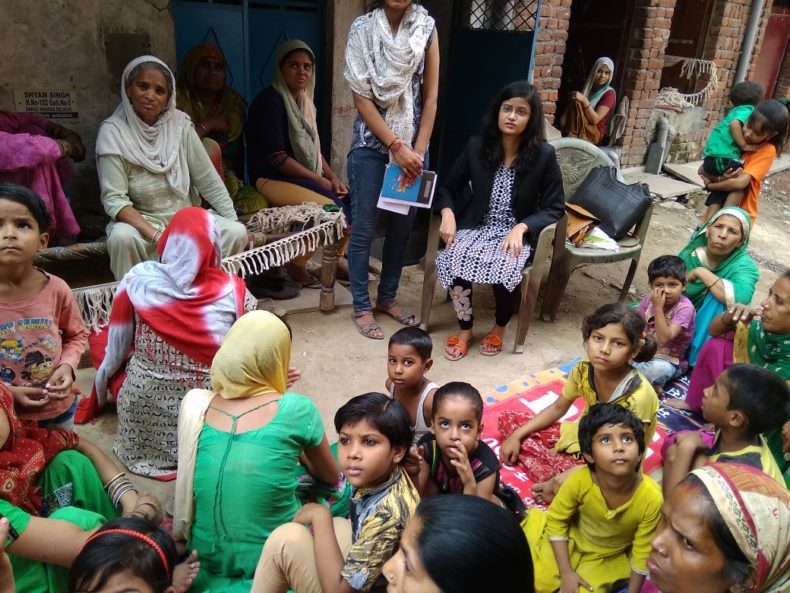 DLSA Shahdara organized Legal Awareness Programme on the topic “Protection of Children from Sexual Offences Act, 2012” at Saboli Khadda, Harsh vihar, Delhi on 15.05.2018.