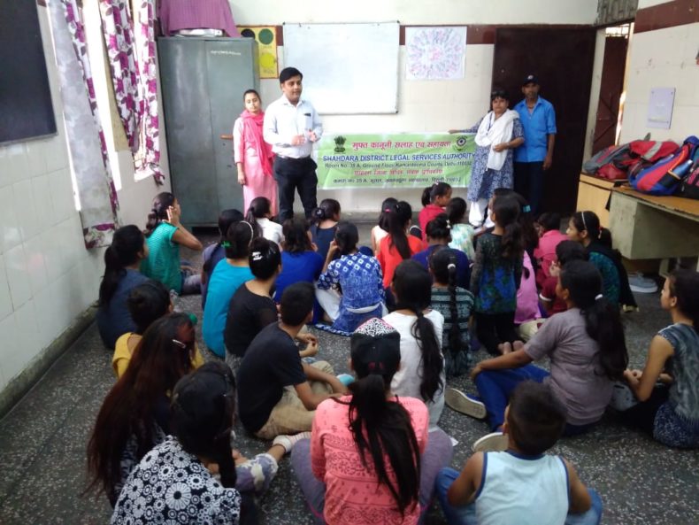 DLSA Shahdara organized Legal Awareness Programme on the topic “Sexual Harassment at Work Place ” at Sunlight Colony, Delhi on 16.05.2018.