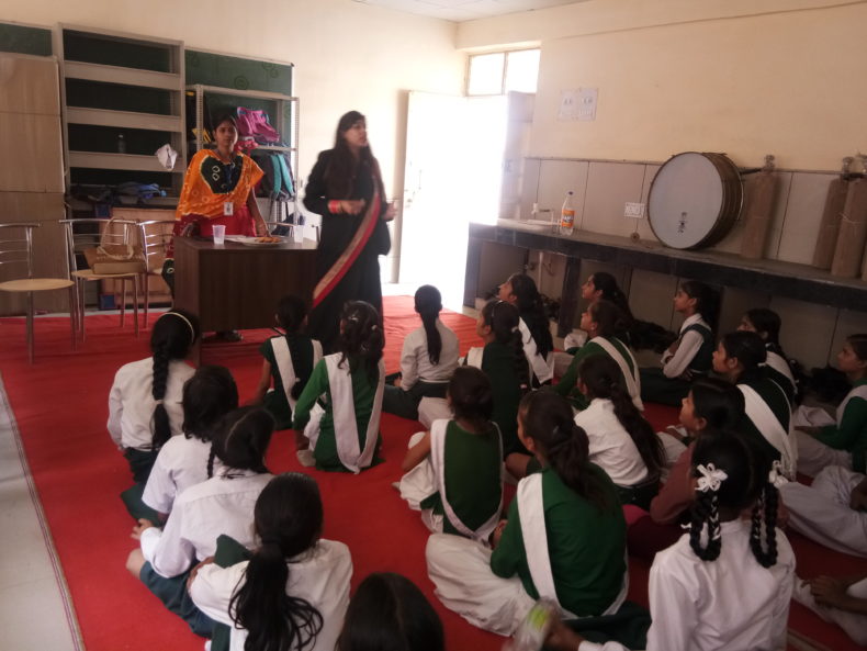 DLSA Shahdara organized Legal Awareness Programme on the topic “Protection of Children from Sexual Offences Act, 2012” at Govt. Girls Senior Secondary School, Sunder Nagari, F-Block, Delhi on 16.05.2018.