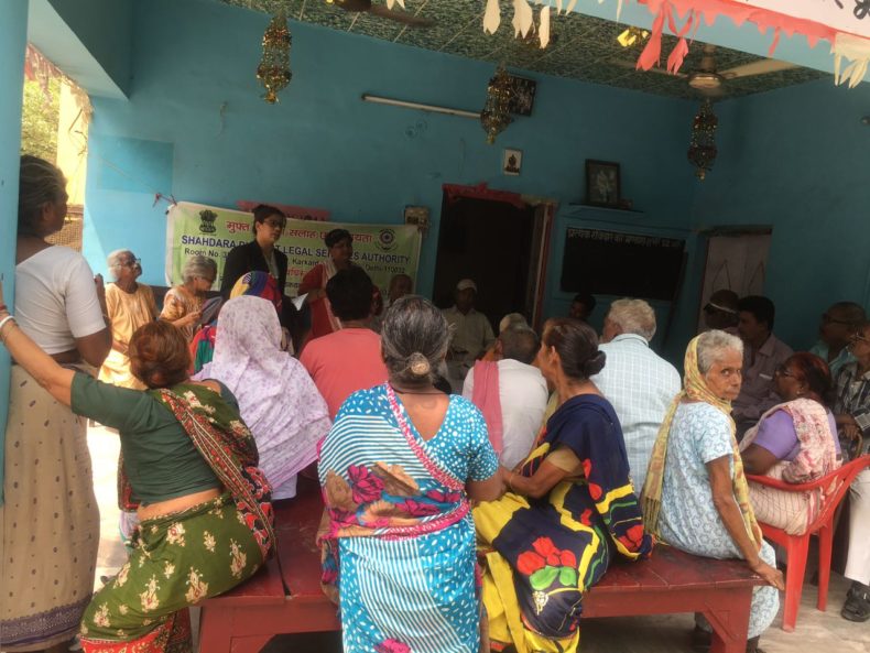 DLSA Shahdara organized Legal Awareness Programme on the topic “Women Related Laws” at Priya Darshini Colony, Delhi on 14.05.2018.