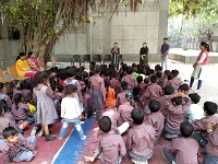 DLSA Shahdara organized a Legal Literacy Class on Module of Conservation of Water under the Project “Our Earth and Us”, for the children studying in class 3rd to 5th to make children awaren about the importance of water conservation alongwith law applicable and penalties prescribed at EDMC School, G.T. Road, Shahdara, Delhi on 02.05.2019.