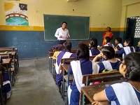 Legal Literacy Classes on Module of Sexual Violence “Child Abuse and Violence-Interpersonal and Digital World” was conducted for Children studying in class 9th to 12th Class at Govt. Girls Senior Secondary School, Brahampuri, Delhi on 07.05.2019.