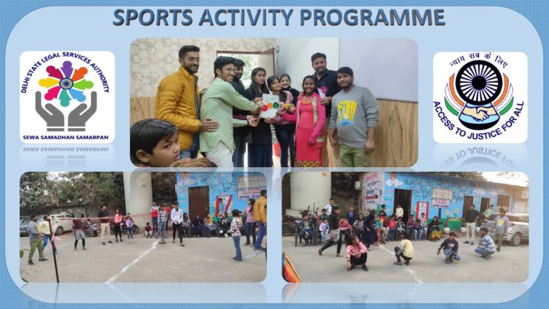 Sports Activity with the Slum Children to celebrate New Year on 01.12.2023