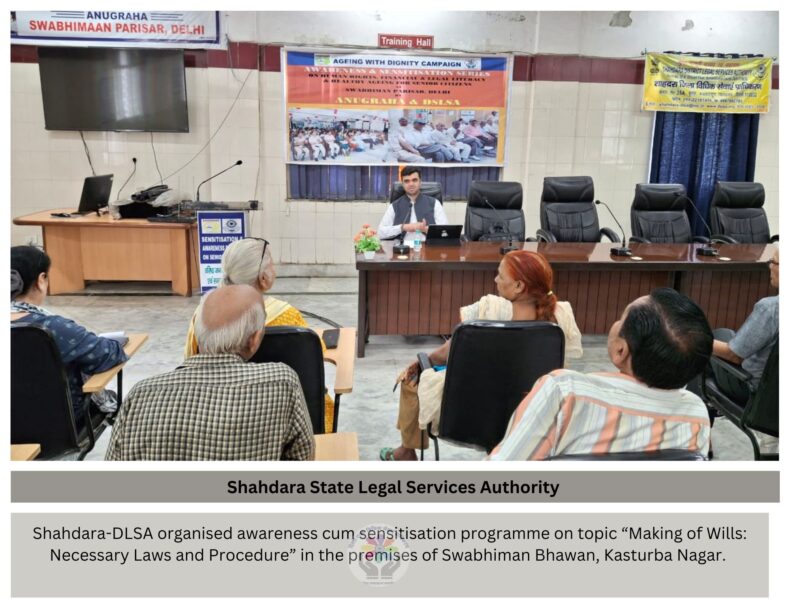 Awareness cum sensitisation programme on topic”Making of Wills: Necessary Laws and Procedure”