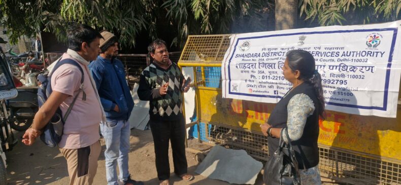 Awareness Program on the topic “Prevention of AIDS rights of AIDS affected people against discrimination and right to equal opportunity and Pamphlet Distribution” at Anand Vihar Jhuggi, Delhi on 11.12.2025