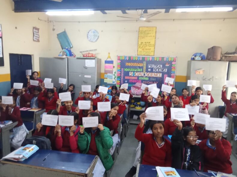 Awareness Session on Prevention of Child Marriage on 19.01.2026 at SKV-3 (School Code: 1001023).