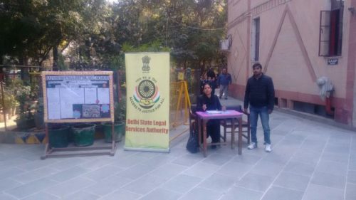 Organization of Legal Services Camp on Cashless Transaction and Nursery Admission.
