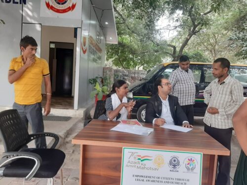 Awareness Programme cum full day help desk at Nilothi Village
