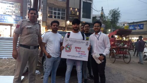 Awareness programme cum Bill Board display to  spread the  “Noise/Air Pollution along with Concept of Free Legal Aid and toll free Helpline number 1516 ”