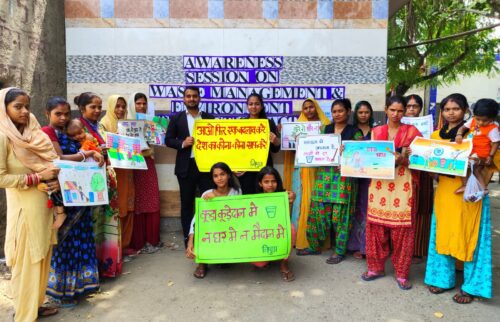Awareness about the “Waste Management along with Concept of Free Legal Aid and toll free Helpline number 1516 ”