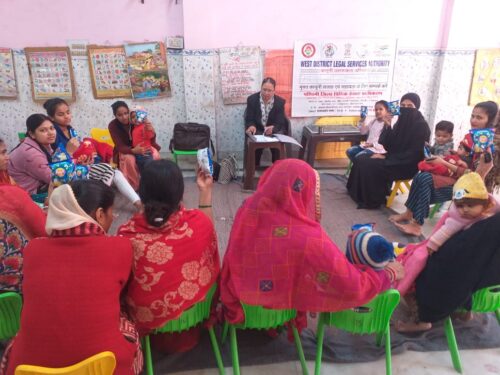 Awareness programme on the topic “POCSO Act” at Saheli Samanyay Kendra on 05.03.2024.