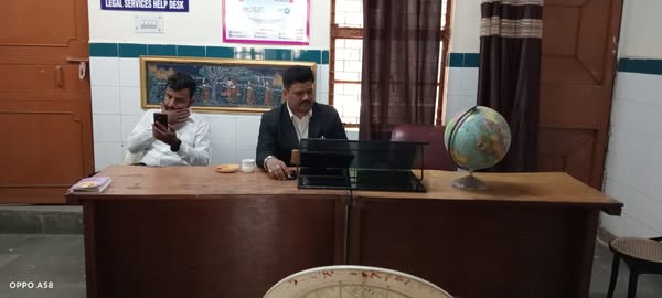 Legal Awareness Session on the topic of “Good touch vs. Bad Touch” in Jan Utthan Sangh (NGO), BVK DDA flat old slum quarter building no. 640 road no. 33 Paschim Puri Delhi-110063
