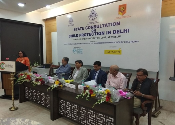 State Consultation on Child Protection in Delhi.